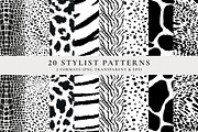 Animal Print Patterns, a Pattern Graphic by Paper Flowers Studio (Thumbnail 2 of 7)