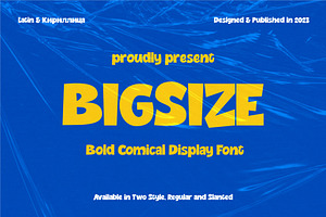 Bigsize | Bold Comical Display