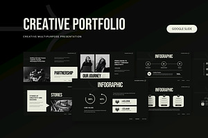 Creative Portfolio - Google Slide, a Presentation Template by AQR Studio