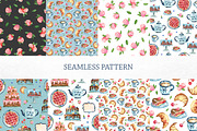 Watercolor cakes and sweets, a Food Illustration by katyabuslaeva (Thumbnail 3 of 5)
