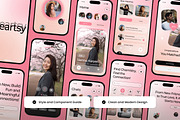Heartsy - Social & Dating Mobile App, an App Template by productype1 (Thumbnail 3 of 5)
