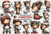 Christmas Holiday Fairy Clipart, an Illustration by RobertsArt (Thumbnail 1 of 5)