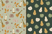 Cozy Autumn | Cliparts and Patterns, an Object Illustration by OkPen (Thumbnail 12 of 18)