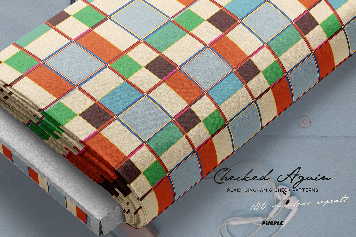 Checked Again: 100 patterns, a Pattern Graphic by Purple (Photo 12 of 12)