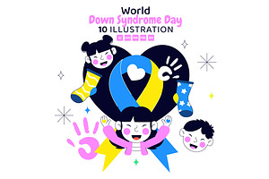 10 World Down Syndrome Day, a Person Illustration by denayunebgt