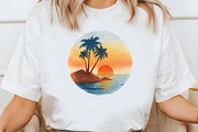Watercolor tropical Summer clipart, an Illustration by Designworld (Thumbnail 6 of 8)