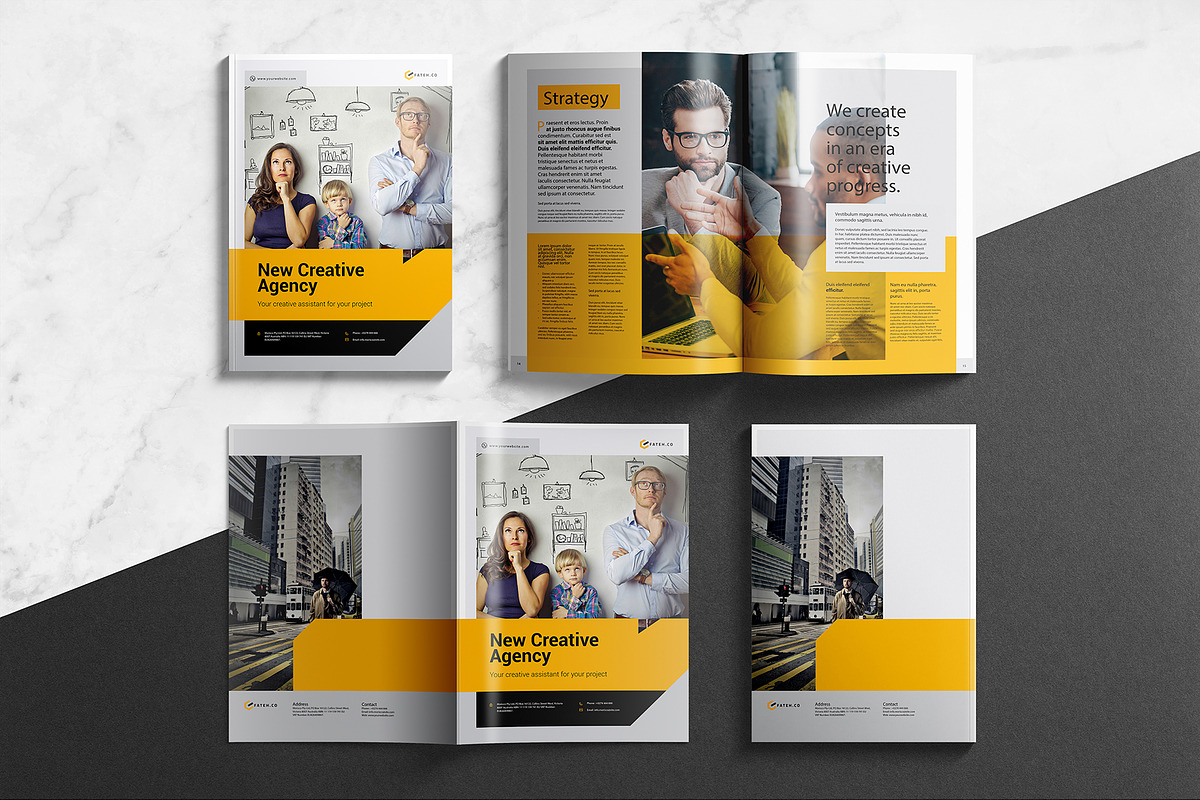 A4 Portrait Brochure Magazine Mockup, a Books & Magazine Mockup by PrimeMockup (Photo 7 of 10)