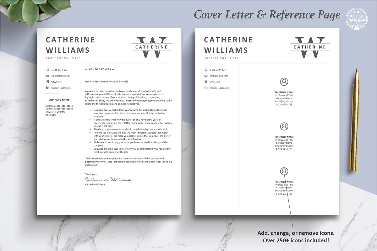 Executive Resume, Business Resume CV, a Resume Template by The Art of Resume (Photo 6 of 8)