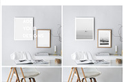 Frame mock up, interior mockup, a Mockup by VISTYLE STUDIO (Thumbnail 2 of 2)