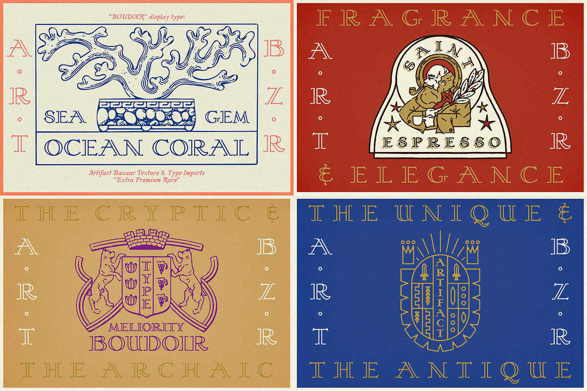 Boudoir | Elegant Logotype, a Serif Font by Artifact Bazaar (Photo 3 of 5)