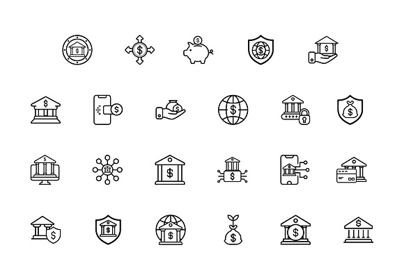 Banking & Finance Lined Set preview 2