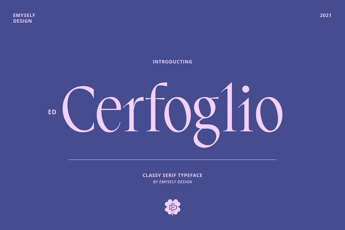 ED Cerfoglio - Classy Serif, a Serif Font by Emyself Design (Photo 1 of 9)