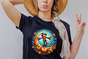 Autumn Pumpkin Stained Glass Sublim, an Illustration by SVGArt (Thumbnail 6 of 8)