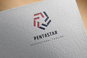 Pentagon Star Logo Template, a Branding & Logo Template by Izalsye (Thumbnail 5 of 5)