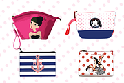 Cosmetics Bags & Makeup Mockup, an Illustration by mollyli.ai (Thumbnail 2 of 4)