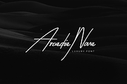 Arcadia-Nova Handwritten Luxury Font, a Script Font by Designova® (Thumbnail 1 of 9)