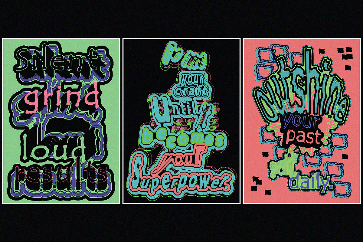 Motivational Poster Set-10 Designs#1, a Graphic by 159room.studio (Photo 6 of 6)