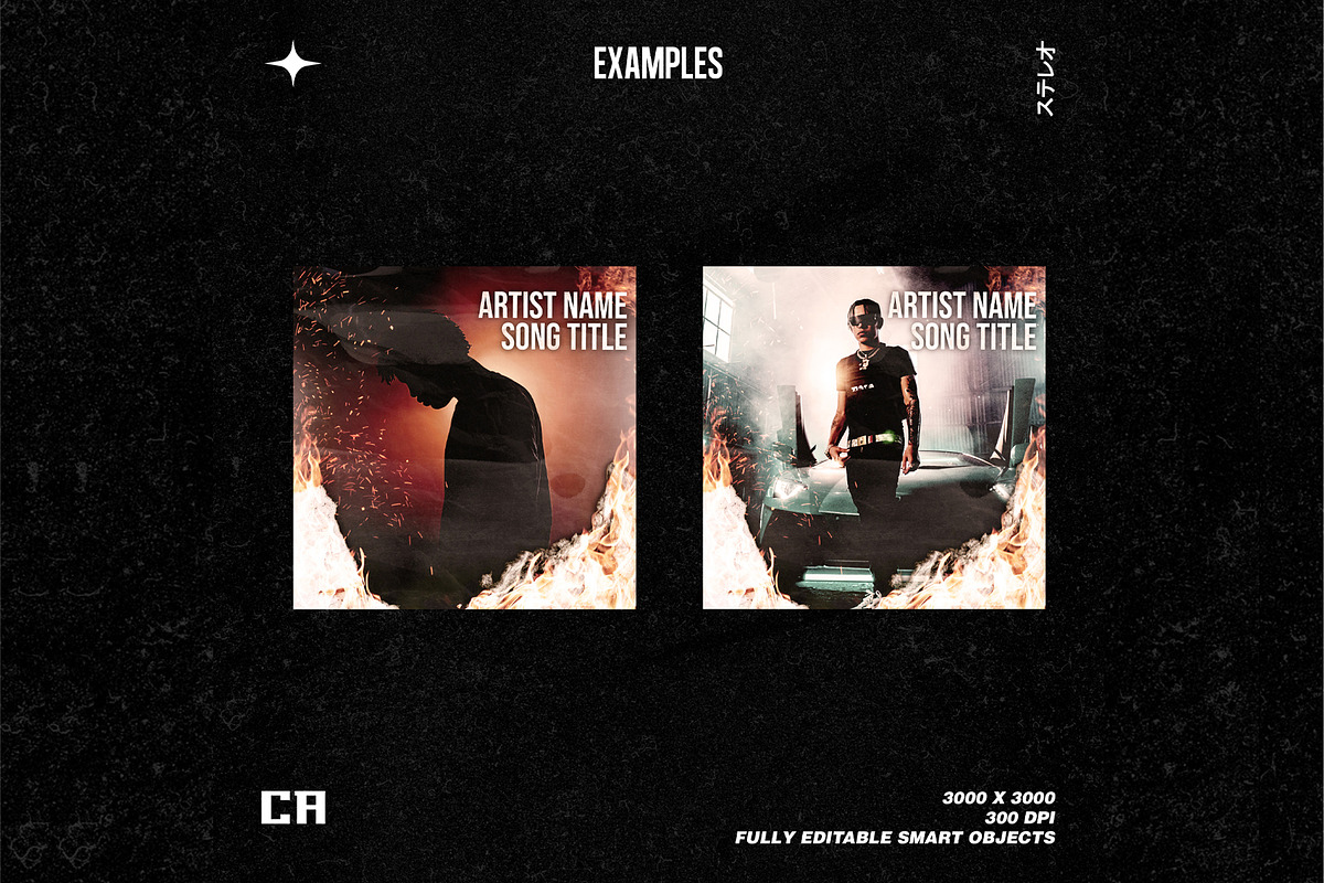 COVER ART TEMPLATE V1, a Templates & Theme by castanearias (Photo 2 of 3)