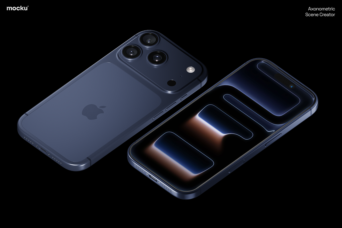 Iphone 17 Pro Mockup Set, an iPhone Mockup by Mocku (Photo 9 of 14)