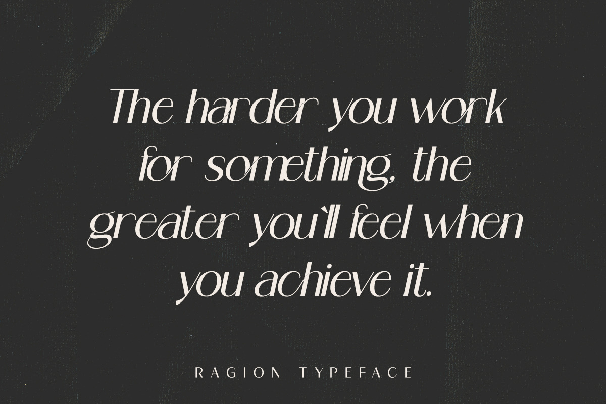 Ragion | Sans Serif Font, a Sans Serif Font by Romiecreative (Photo 6 of 12)