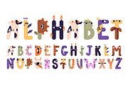 English alphabet, monsters letters, an Animal Illustration by PaperTrident (Thumbnail 1 of 5)