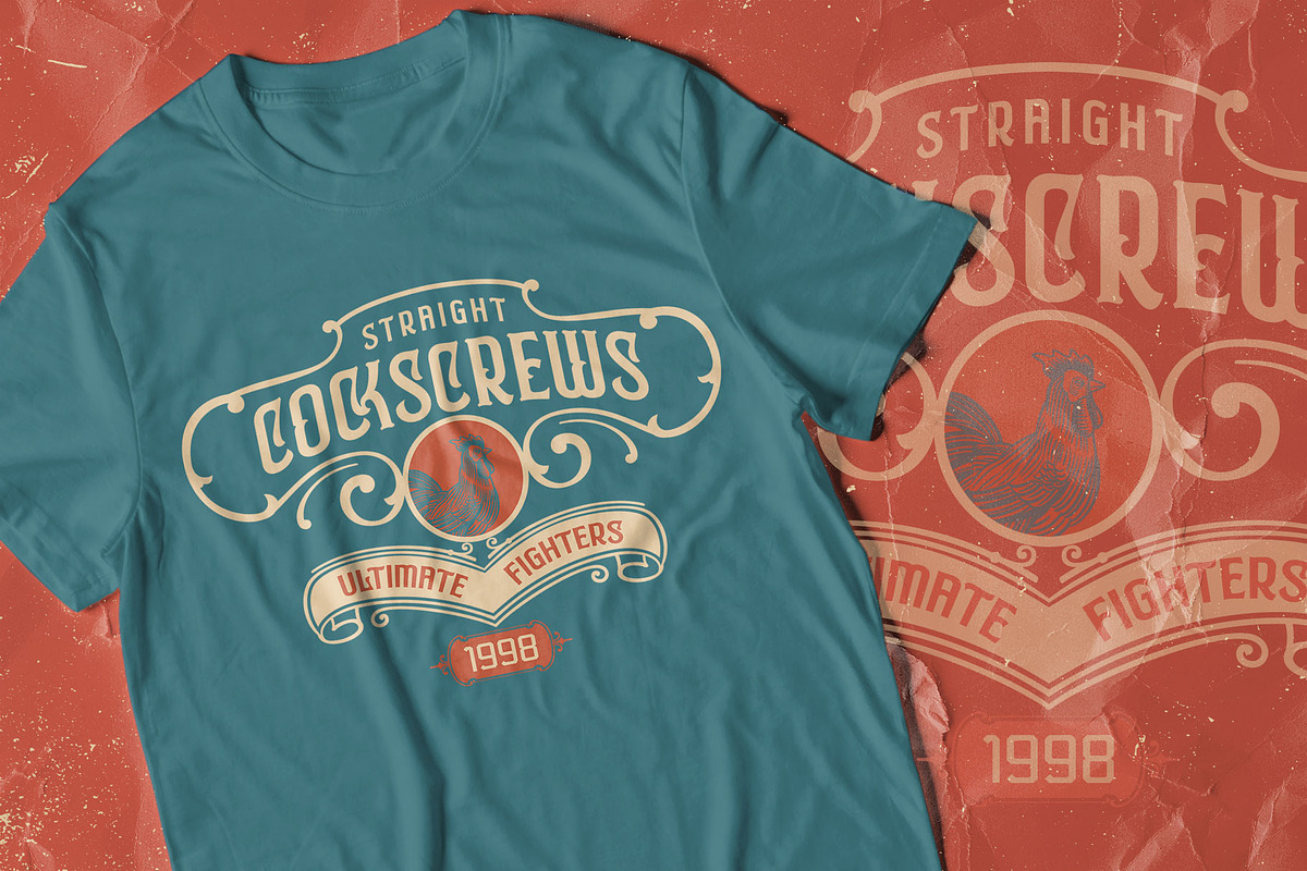Young Fighter Vintage Display, a Serif Font by alit design (Photo 2 of 21)