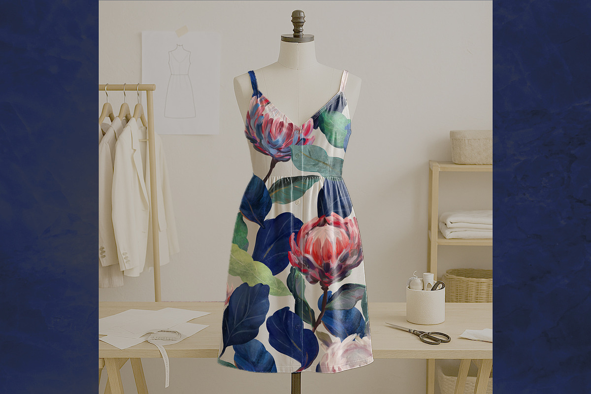 FLORAL PATTERN, a Pattern Graphic by MartinShop (Photo 4 of 9)