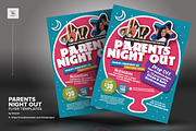 Parents Night Out Flyer Templates, a Flyer Template by kinzi21 (Thumbnail 3 of 4)