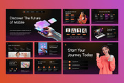 Mobile App Promo Google Slides, a Presentation Template by Antstheme (Thumbnail 3 of 4)
