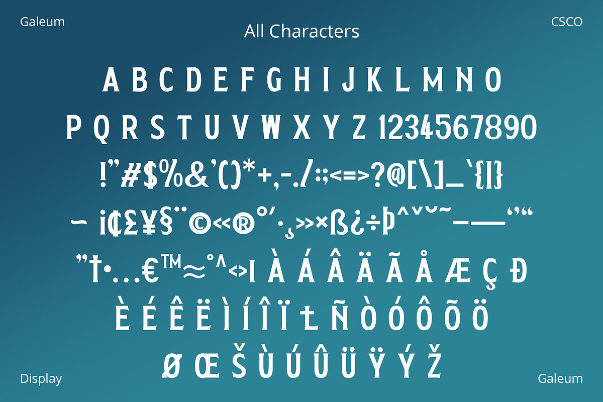 Galeum – Display Serif, a Serif Font by Craft Supply Co. (Photo 7 of 8)