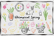 Whimsical Spring Clipart, an Object Illustration by Teresa Art Store (Thumbnail 1 of 6)