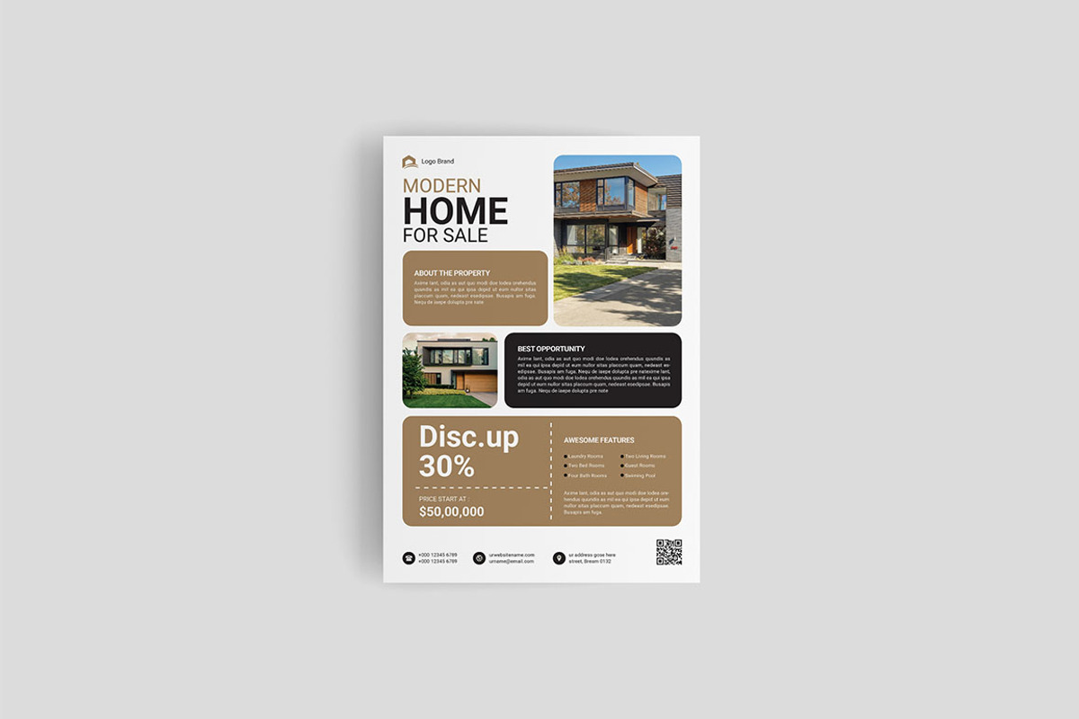 Modern Real Estate Flyer, a Flyer Template by yanindesign (Photo 2 of 3)
