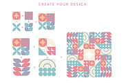Pastel Geometry Pattern DIY, an Object Graphic by Kandella's Art (Thumbnail 6 of 12)
