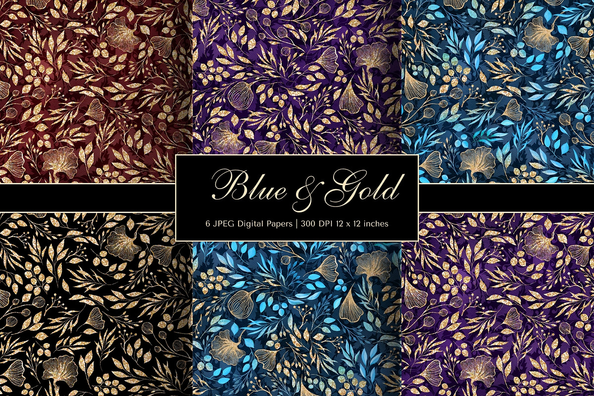Whimsical Gothic Digital Papers, a Pattern Graphic by ilonitta (Photo 1 of 7)