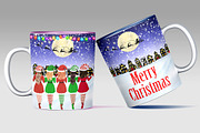 Christmas girls clipart Xmas Png, an Illustration by chilipapers (Thumbnail 8 of 8)