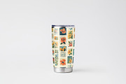 12 Cheery Floral Stamps Patterns, a Pattern Graphic by Inknfolly (Thumbnail 5 of 7)