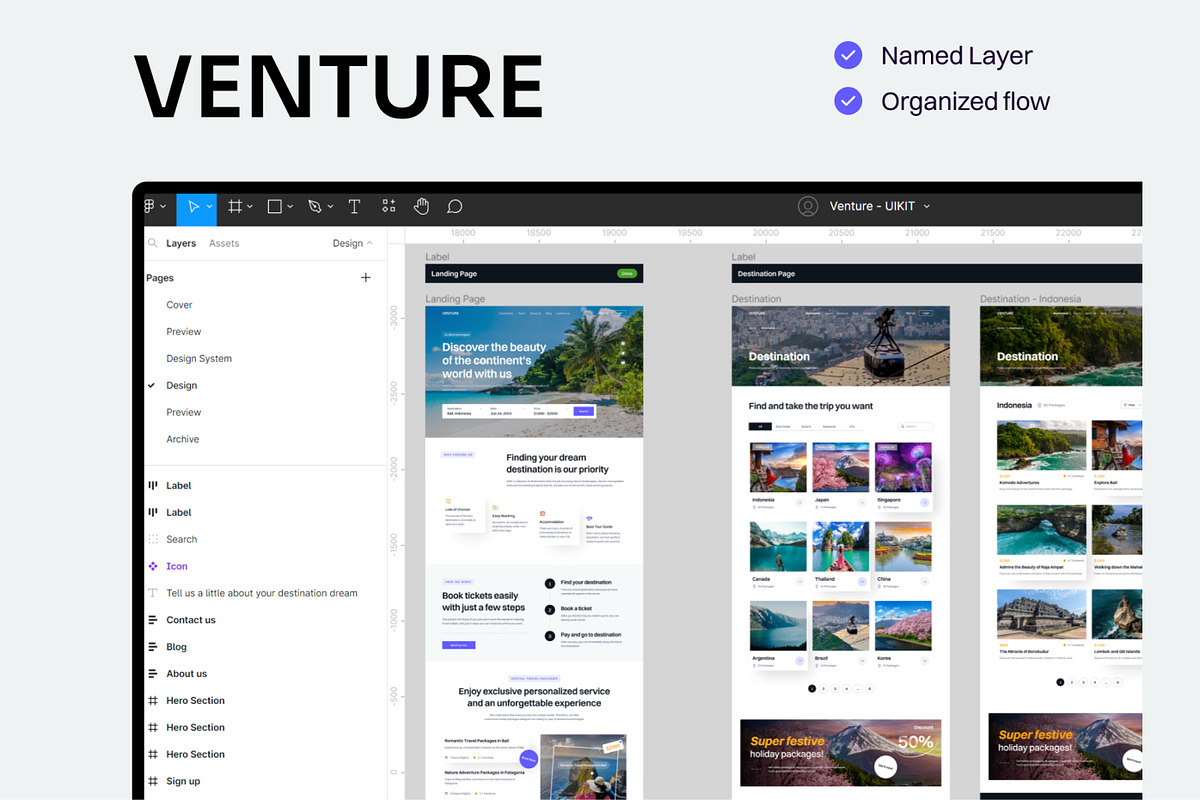 Venture - Travel Agent Website, a Landing Page Template by CreativeUI (Photo 3 of 6)