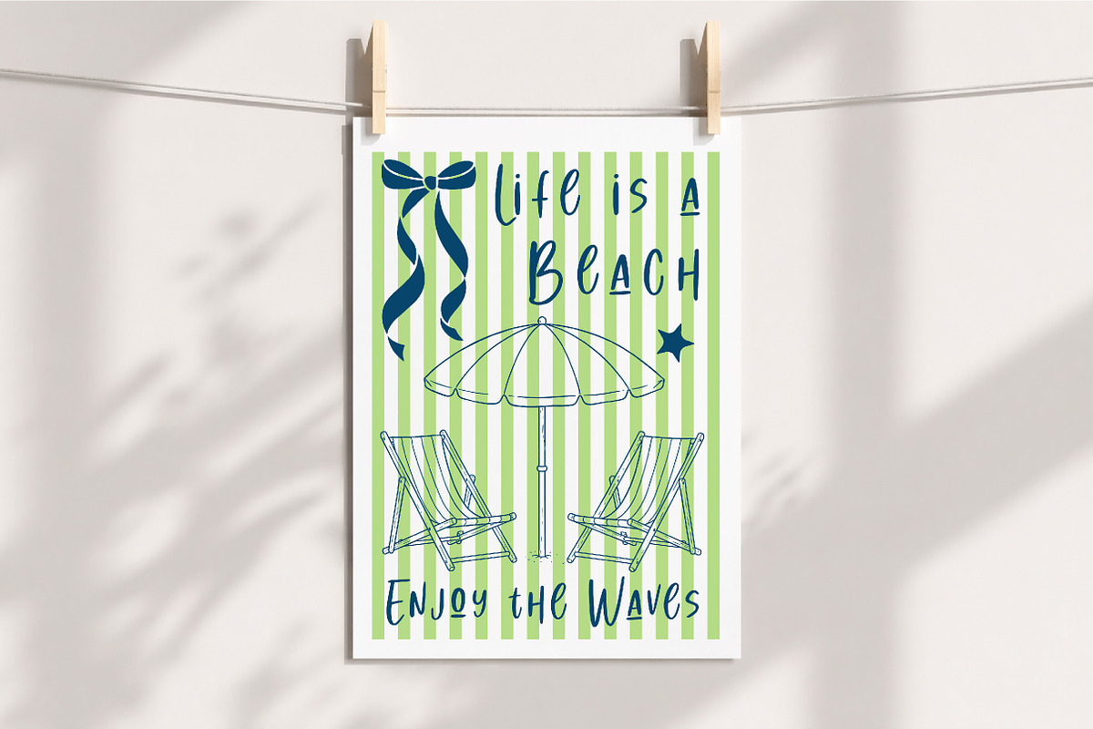 Tanned and Tipsy Summer Quote PNG, an Illustration by Libby Wishes (Photo 2 of 5)