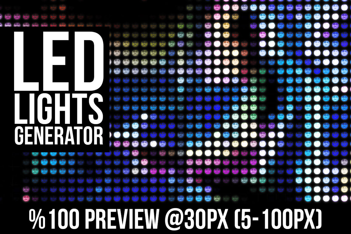 Led Lights Generator PS Actions preview 4