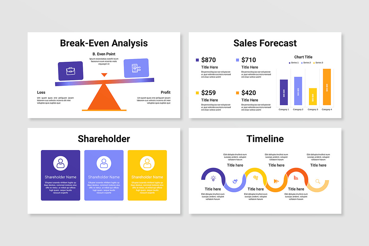 Business Plan Presentation Template, a Presentation Template by E-Type (Photo 6 of 7)