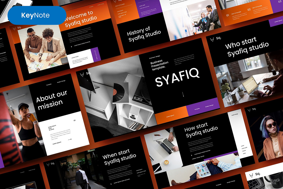 Syafiq – Business Keynote Template, a Presentation Template by Dens Creative Studio (Photo 1 of 6)