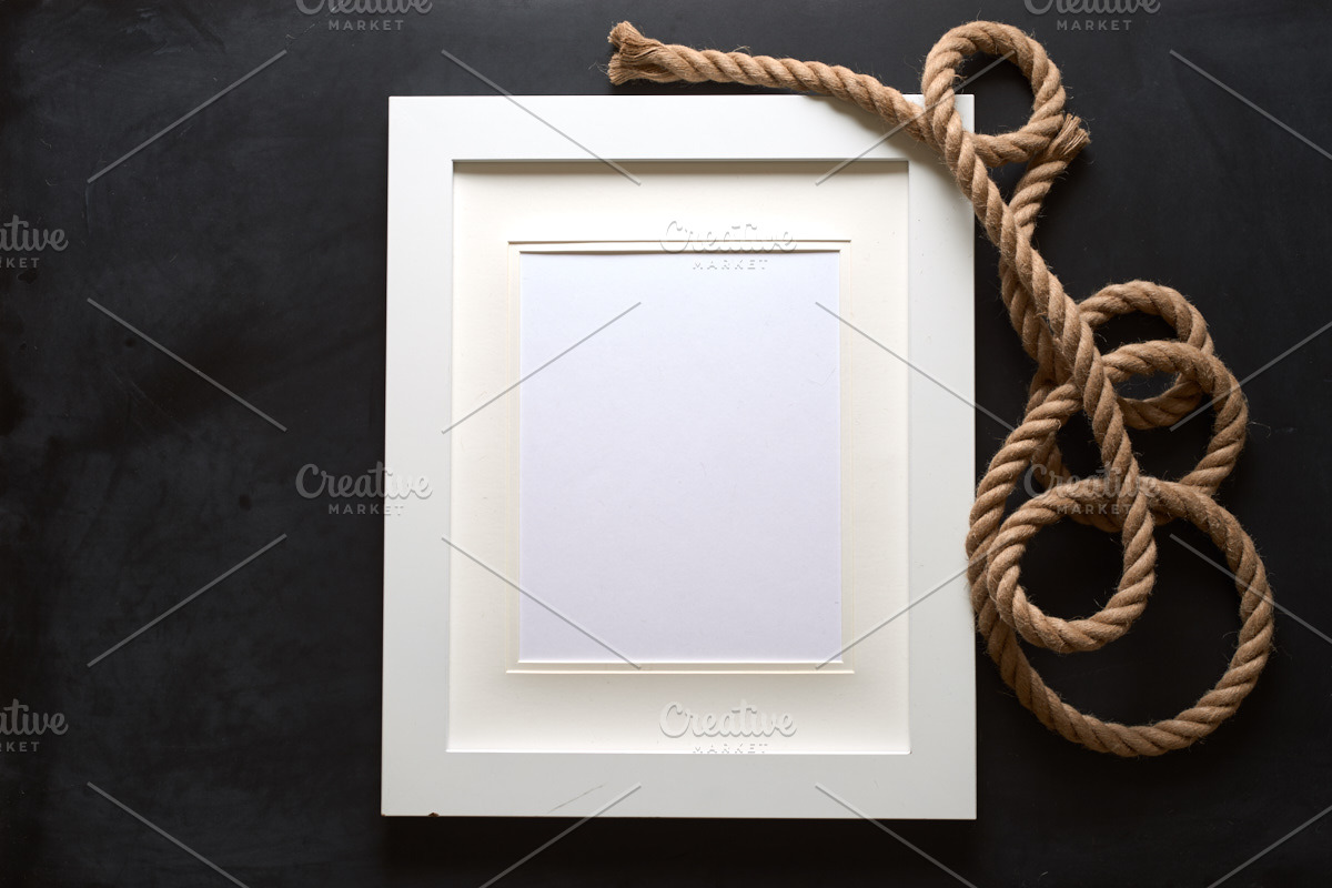 Nautical Rope Picture Frame Mockup, a Mockup by Kudzu Camera (Photo 2 of 5)