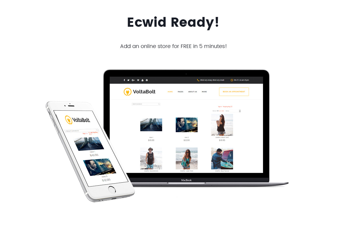 Electrician Services Wordpress Theme, a WordPress Template by Zemez (Photo 5 of 6)