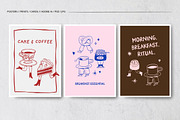The Breakfast Club Illustration Set, a Decorative Illustration by Marish (Thumbnail 9 of 10)