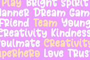 Mightkeys - Playful Display Font, a Handwritten Font by Krakenbox Studio (Thumbnail 11 of 12)