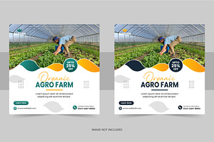 Agriculture Social Media Post Banner