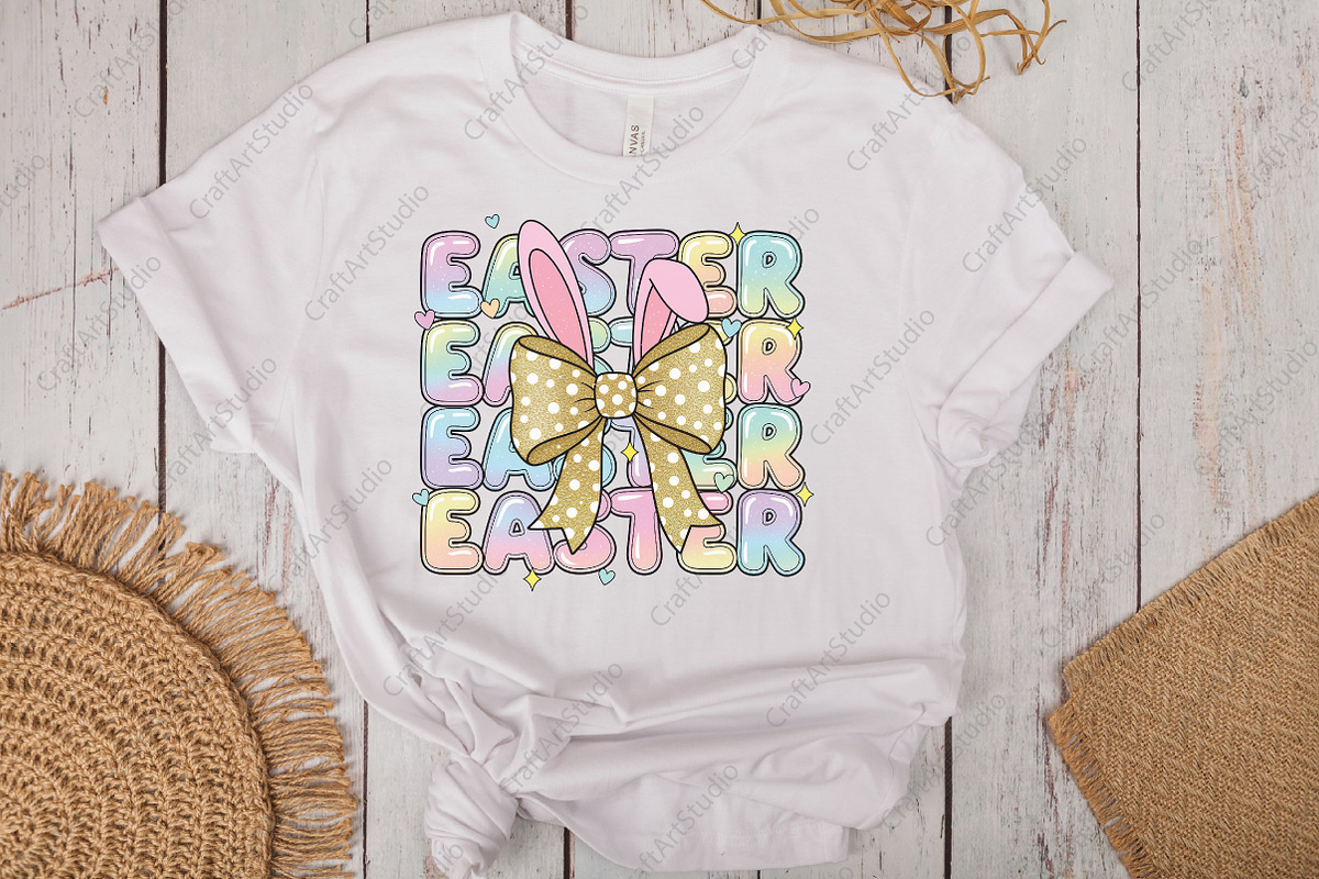 Happy Easter PNG, Easter Bunny Png, an Illustration by CraftArtStudio (Photo 3 of 4)