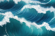 Ocean Waves, a Decorative Illustration by h.utomo (Thumbnail 15 of 31)