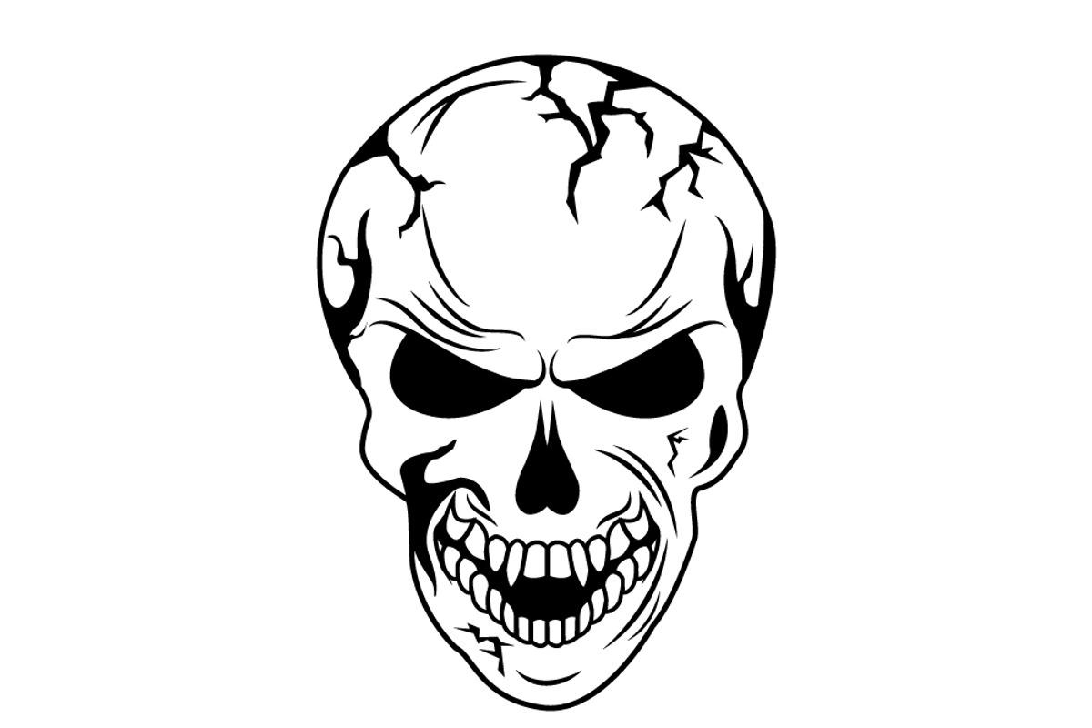 Human skull., an Illustration by Tanysl (Photo 4 of 4)