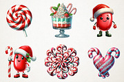 Christmas Candy Sublimation Clipart, an Illustration by RobertsArt (Thumbnail 7 of 7)